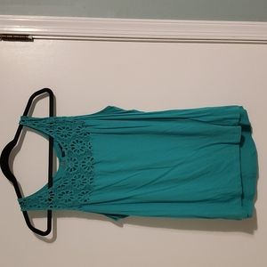 Green tank top